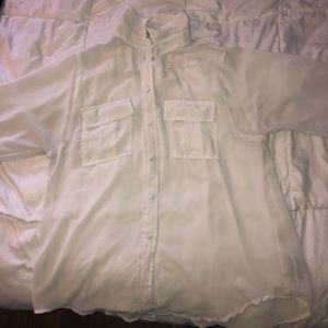 White button up long sleeve